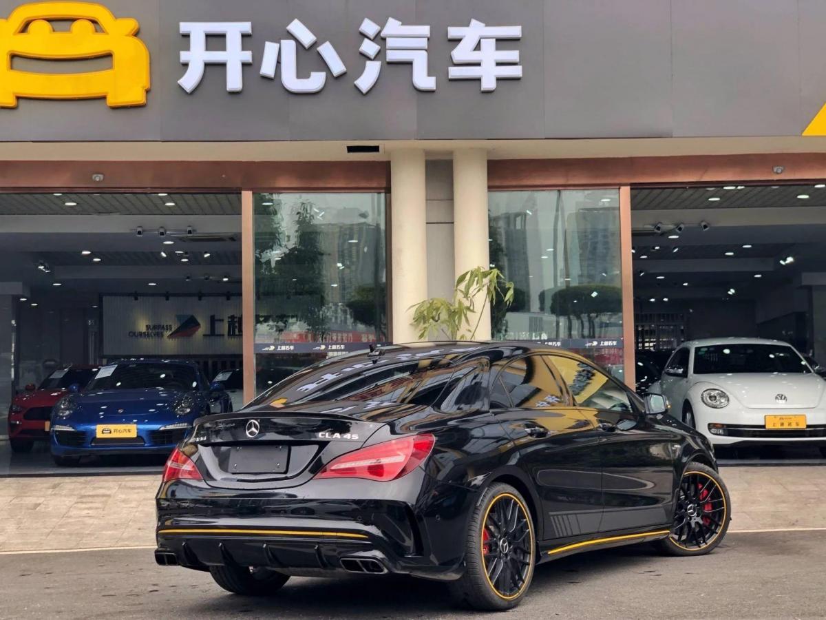 【重庆】2018年3月奔驰 奔驰CLA级AMG  2017款 AMG CLA 45 4MATIC 暗夜雷霆限量版自动档